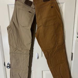 Bundle: Men's Smith’s Workwear Fleece Lined Pants (x2)